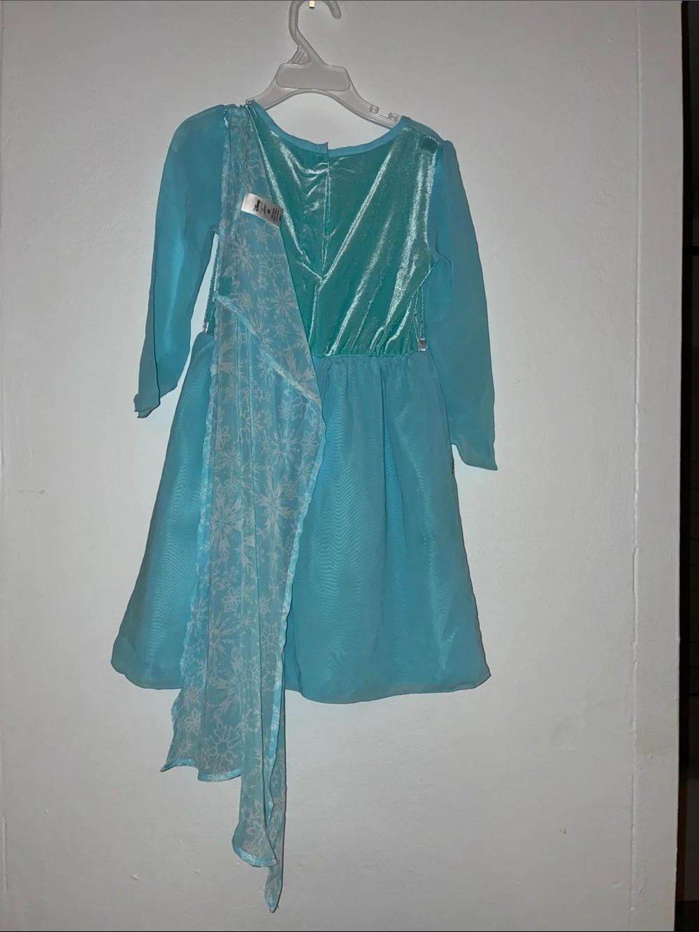 Disney Girls Frozen Costume With Detachable Cape 4T